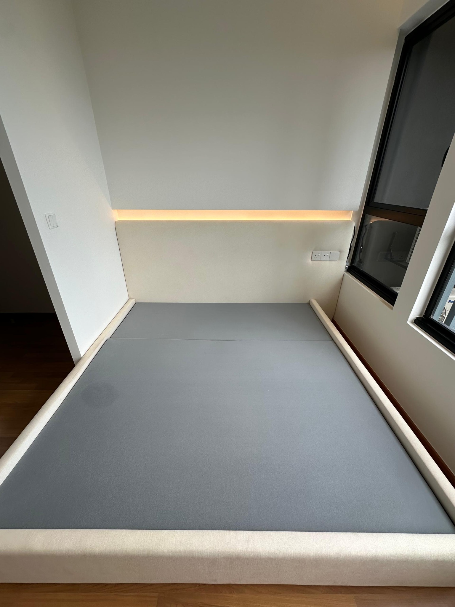 Minimal Inset Headboard